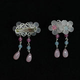 Baby Girl Flower Hanfu Hair Clip Hairpin Traditional Headdress
