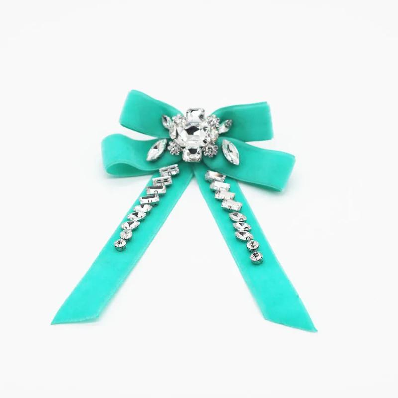 Rhinestone Flower Bow Tassel Hairpin Street Shooting Dance Hairpin