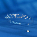 Rhinestone Pearls Bridal Wedding Hairband Tiara