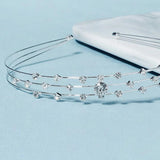 Rhinestone Pearls Bridal Wedding Hairband Tiara