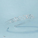 Rhinestone Pearls Bridal Wedding Hairband Tiara