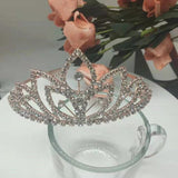 Baroque Rhinestone Bridal Crown Hair Ornament