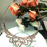Baroque Rhinestone Bridal Crown Hair Ornament