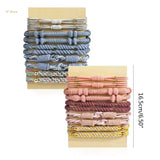20PCS Boho Hair Ties Elastic Bands Bracelet Ponytail Holder Scrunchie