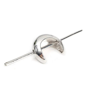 Sliver Arc Hairpins Hair Clip For Women Metal Hairstyle Moon Hair Clips Geometri