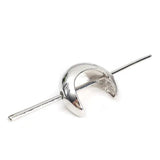 Sliver Arc Hairpins Hair Clip For Women Metal Hairstyle Moon Hair Clips Geometri
