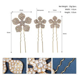 Bridal Hair Pins 3pcs Wedding Hair Accessories for Women