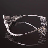 Crystal Hair Combs Bridal Wedding Crown Tiara