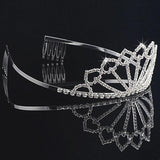 Crystal Hair Combs Bridal Wedding Crown Tiara