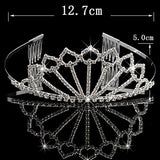 Crystal Hair Combs Bridal Wedding Crown Tiara