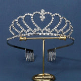 Rhinestone Silver Tiaras for Women Hair Accessories