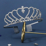 Rhinestone Silver Tiaras for Women Hair Accessories