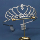 Rhinestone Silver Tiaras for Women Hair Accessories