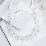 Crystal Headbands for Women Pearl Bridal Hair Jewelry Bride Headpiece