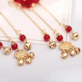 Chinese Hairpins Hanfu Dress Tassel Pendant Flower Hair Clips Headpieces