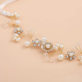Bead Hair Band Women Flower Wedding Jewelry Bride