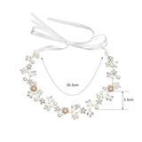 Bead Hair Band Women Flower Wedding Jewelry Bride