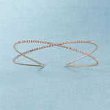 Efily Rhinestone Headband Wedding Hair Accessories Bridal Head Band