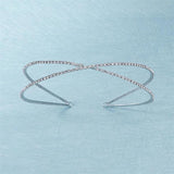 Efily Rhinestone Headband Wedding Hair Accessories Bridal Head Band