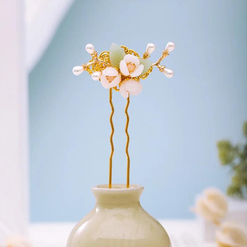 Chinese Style Hairpins Clips Hair Fork Sticks Headpieces