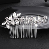 Efily Crystal Hair Comb Wedding Hair Accessories Bridal Headpiece