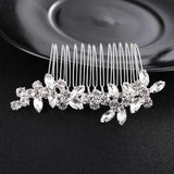 Efily Crystal Hair Comb Wedding Hair Accessories Bridal Headpiece