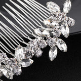 Efily Crystal Hair Comb Wedding Hair Accessories Bridal Headpiece