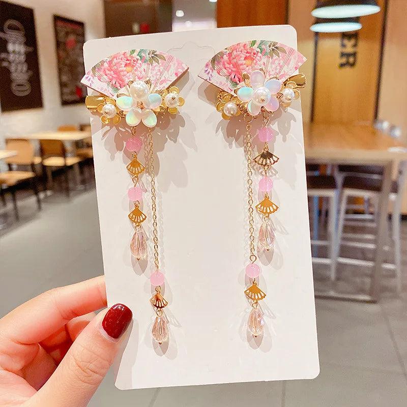 Princess Hanfu Tassela Hair Clip Hairpin Headdress