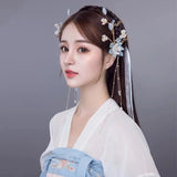 Fairy Tassel Hairband Chinese Wedding Headpiece For Women