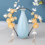 Fairy Tassel Hairband Chinese Wedding Headpiece For Women