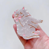 Korea Unique Animal Hair Accessories Acetate Hairpin French Corgi Dog Animals