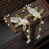 Women's Tassel Hair Clip Lily Valley Hair Ornament