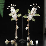 Women's Tassel Hair Clip Lily Valley Hair Ornament