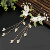 Women's Tassel Hair Clip Lily Valley Hair Ornament