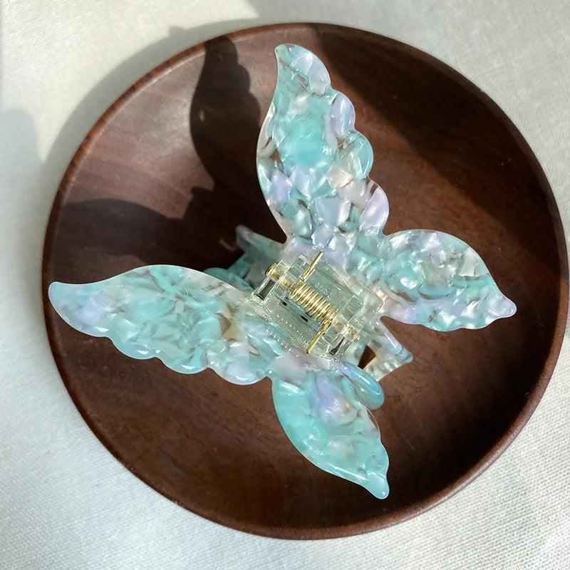 Girl's Resin Butterfly Clip Hair Trim Korea Cold Wind Headdress