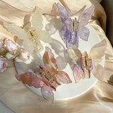 Girl's Resin Butterfly Clip Hair Trim Korea Cold Wind Headdress