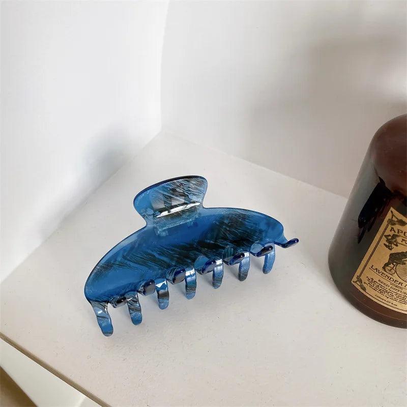Big Geometric Keel Hair Claw Clips - High Acetate Mix Shark Clips