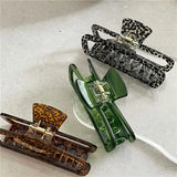 Geometric Rectangular Hair Clip Claw for Women
