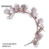 Flower Fairy Headband for Women Wedding Hair Accessories Girls Prom Headwear