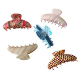 Retro Checkerboard Acetic Acid Hair Clip Claw