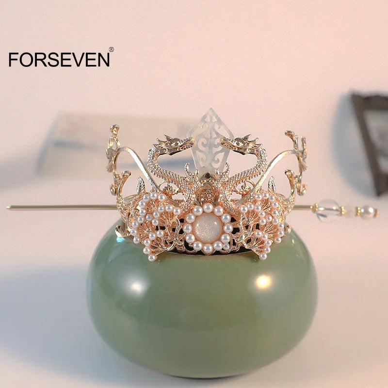 Retro Hairpins Clips Hair Sticks Bun Hair Holder Chinese Style Headpieces Tiaras
