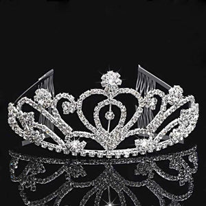 Crystal Rhinestone Tiara Bridal Headband Hair Accessory