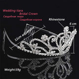 Crystal Rhinestone Tiara Bridal Headband Hair Accessory