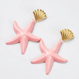 Multicolor Starfish Barrettes Hair Grip Shell Hairpin