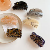 Lovely Catchers Cat Shape Hair Accessories Acetate Shark Hair Claw