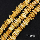 7-10mm Natural Dyed Spacer Beads Mother of Pearls Bead Polished Dyed Shell Beads