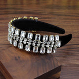 Crystal Headband Rhinestone Hairband for Women Party