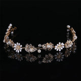 Flower Rhinestone Headband Hair Bands Bride Wedding Hair Jewelry