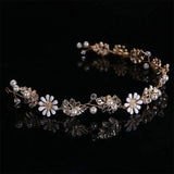 Flower Rhinestone Headband Hair Bands Bride Wedding Hair Jewelry