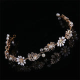 Flower Rhinestone Headband Hair Bands Bride Wedding Hair Jewelry